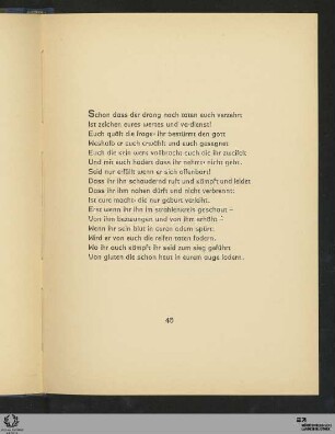 Schon dass der drang ...