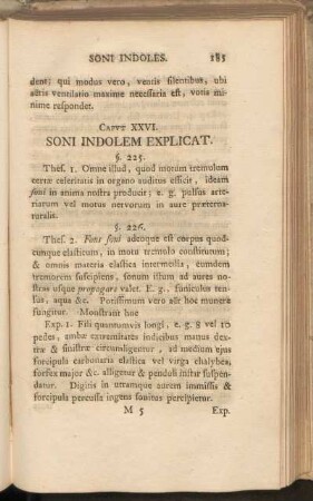 Caput XXVI. Soni Indolem Explicat