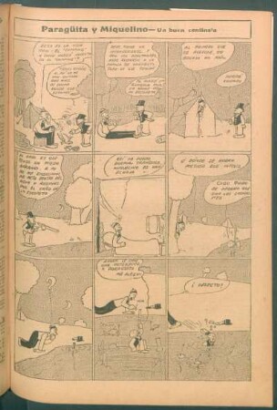 Paragüita y Miquelino. - [Cómic] : Un buen centinela