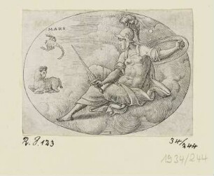 Mars, Blatt 5 der Folge "Planeten"