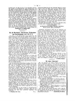 An alle Provinzial-, Kreisvereine, Ortsgruppen und Einzelmitglieder des L. P. T. L.