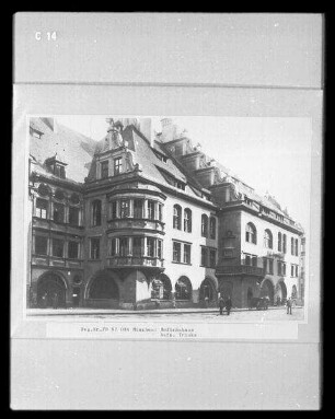 München, Hofbräuhaus : München. Hofbräuhaus. Außenansicht