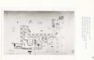 Schauspielschule, Berlin-Westend (Diplomarbeit bei Willy Kreuer): Grundriss Erdgeschoss 1:200