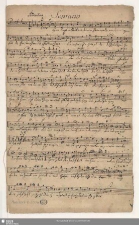 Stimmensatz [Schreiber: Hochmuth, J. G.; u.a.]