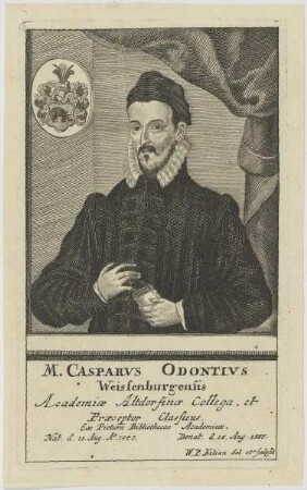 Bildnis des Casparvs Odontivs