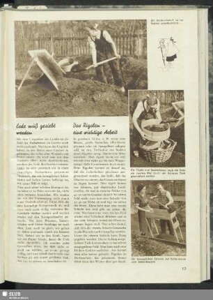 Das Rigolen - eine wichtige Arbeit