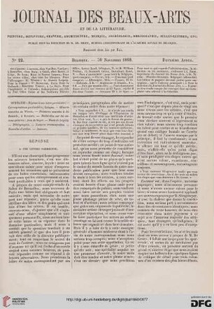 Nr. 22 (30. Novembre 1860)