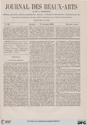 Nr. 22 (30. Novembre 1860)