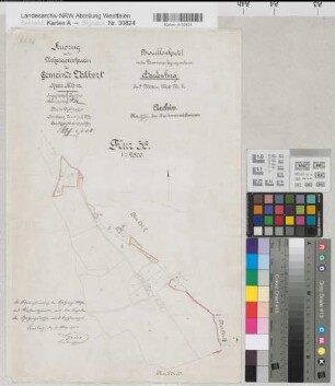Valbert (Meinerzhagen), Zusammenlegung Hardenberg, Brouillonkarte I Bl.6 Flur 36