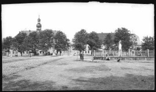 Marienberg. Marktplatz mit Rathaus
