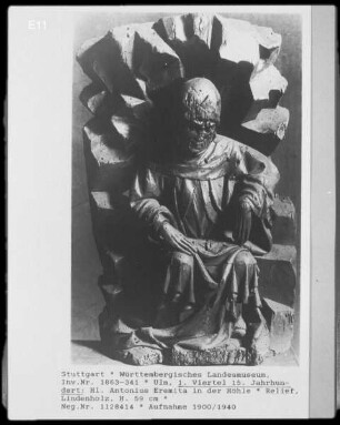 Heiliger Antonius Eremita in der Höhle
