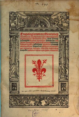 Tropologiarum mysticarumque enarrationum in utrumque divine legis testamentum libri triginta quatuor