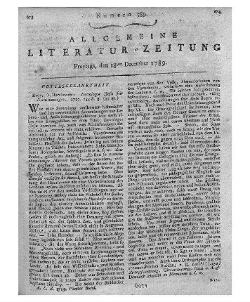 Doxologie Jesu : für Nichttheologen. - Riga : Hartknoch, 1789
