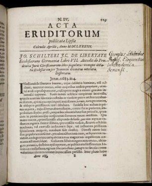 N. IV. [...] Calendis Aprilis, Anno M DC LXXXIII.