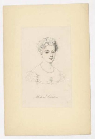 Bildnis der Angelica Catalani
