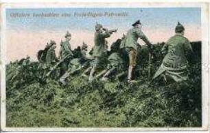 Szene von der Front