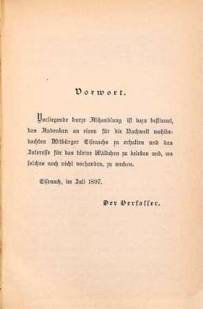 Das Roesesche Hölzchen