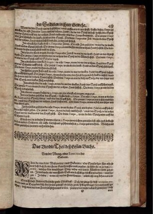 Das Vierdte Theil deß Ersten Buchs. Von der Vbung/ oder Exercitio der Soldaten