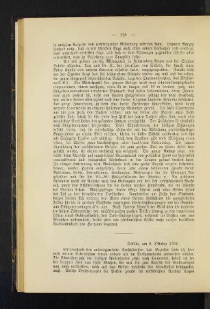 Sotode, am 8. Oktober 1904.