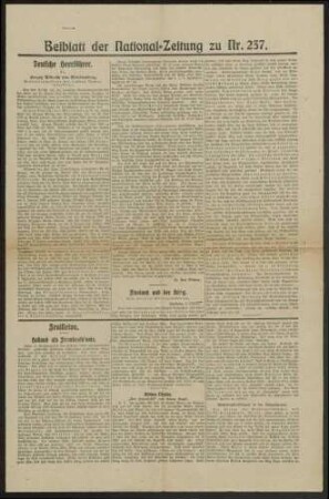 Das württembergische Kontingent im Weltkrieg. Vornehmlich Druckschriften