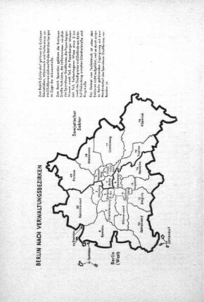 Karte: Berlin nach Verwaltungsbezirken