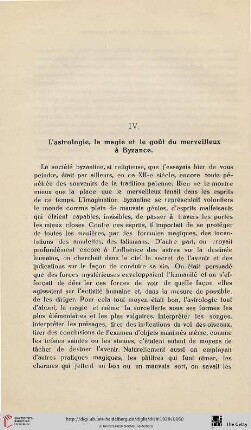 IV. L'astrologie, la magie et le goût du merveilleux à Byzance