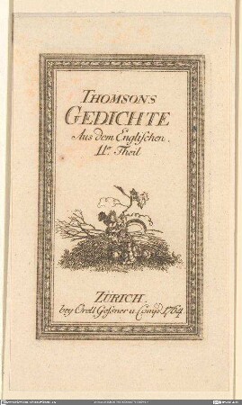 Thomsons Gedichte. Th. 11
