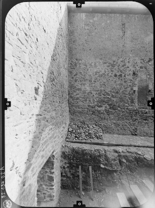 Gnandstein (Kohren-Sahlis-Gnandstein). Burg Gnandstein (A. 13. Jh.). Hofansicht
