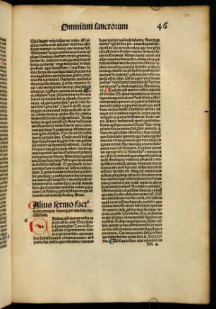 230r-233v, Alius sermo factus in dei omnium sanctorum per eundem cancellarium.