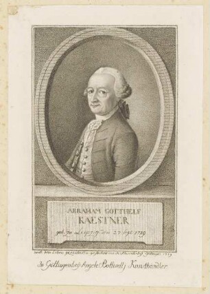 Bildnis des Abraham Gotthelf Kaestner