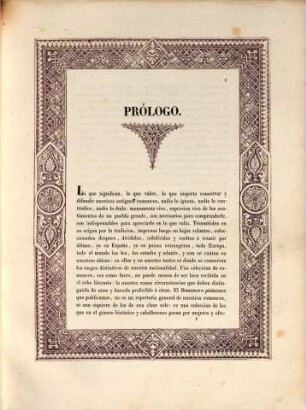 Romancero pintoresco o coleccion de nuestros mejores romances antiguos, dirigida por Don Juan Eug. Hartzenbusch : Editor D. José Ramon Benedicto