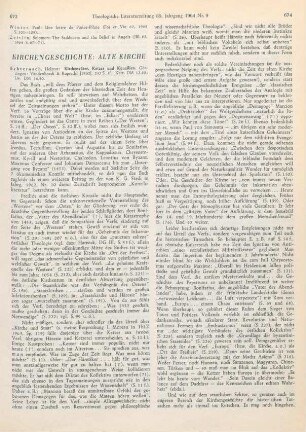 673-675 [Rezension] Echternach, Helmut, Kirchenväter, Ketzer und Konzilien