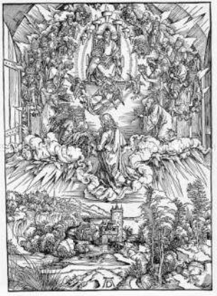 Offenbarung des Johannes: Johannes vor Gott und den Ältesten (aus der Apokalypse)