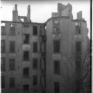 Negativ: Ruine, Cranachstraße 15, 1951