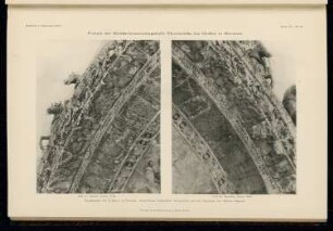 San Marco, Venedig: Portaldetails (aus: Atlas zur Zeitschrift für Bauwesen, hrsg. v. Ministerium der öffentlichen Arbeiten, Jg. 65, 1915)
