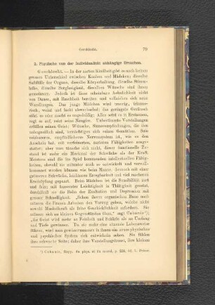 2. Physische von der Individualität abhängige Ursachen.