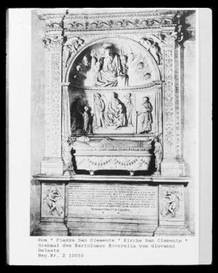 Grabmal des Kardinals Bartolommeo Roverella (+1476)