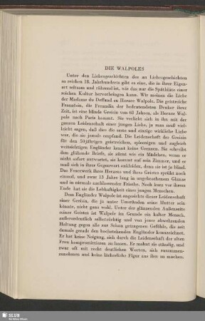 Die Walpoles