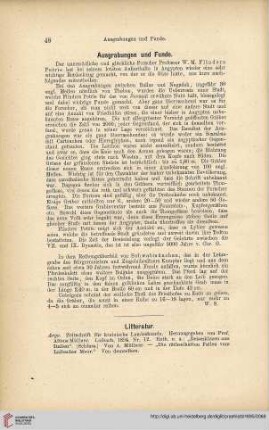 Ausgrabungen und Funde
