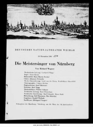 Die Meistersinger von Nürnberg