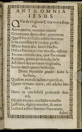 Ante Omnia Iesus