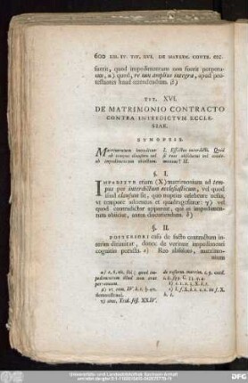 Tit. XVI. De Matrimonio Contracto Contra Interdictum Ecclesiae.