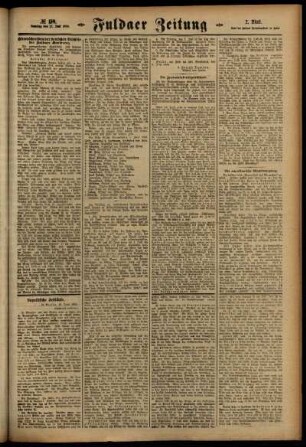 Zweite Ausgabe vom Samstag, den 17. Juni 1916.