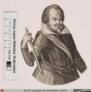 Bildnis Johann Friedrich, Herzog von Württemberg (reg. 1608-28)