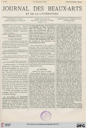 Nr. 21 (15 Novembre 1881)