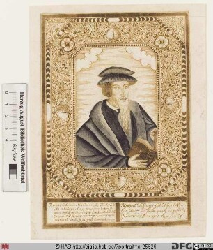 Bildnis Johannes Calvin (eig. Jean Cauvin)