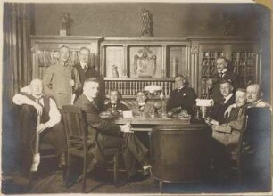 Die Aktiven im Lesezimmer Berlin-Charlottenburg, Englische Str. 16, im 1. Halbjahr 1919