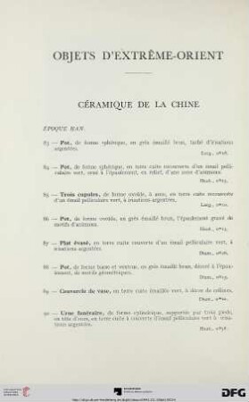 Objets d’extrême-orient (Nr. 83-175)