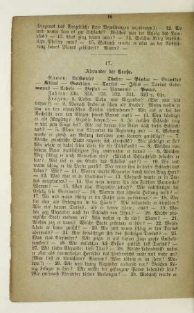 17. Alexander der Große