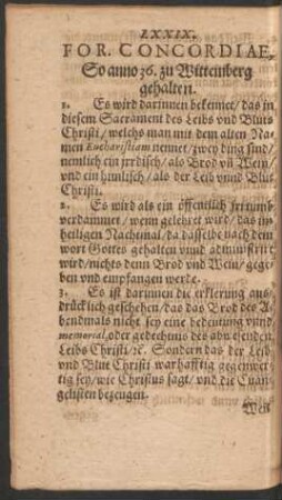LXXIX. For. Concordiae ...